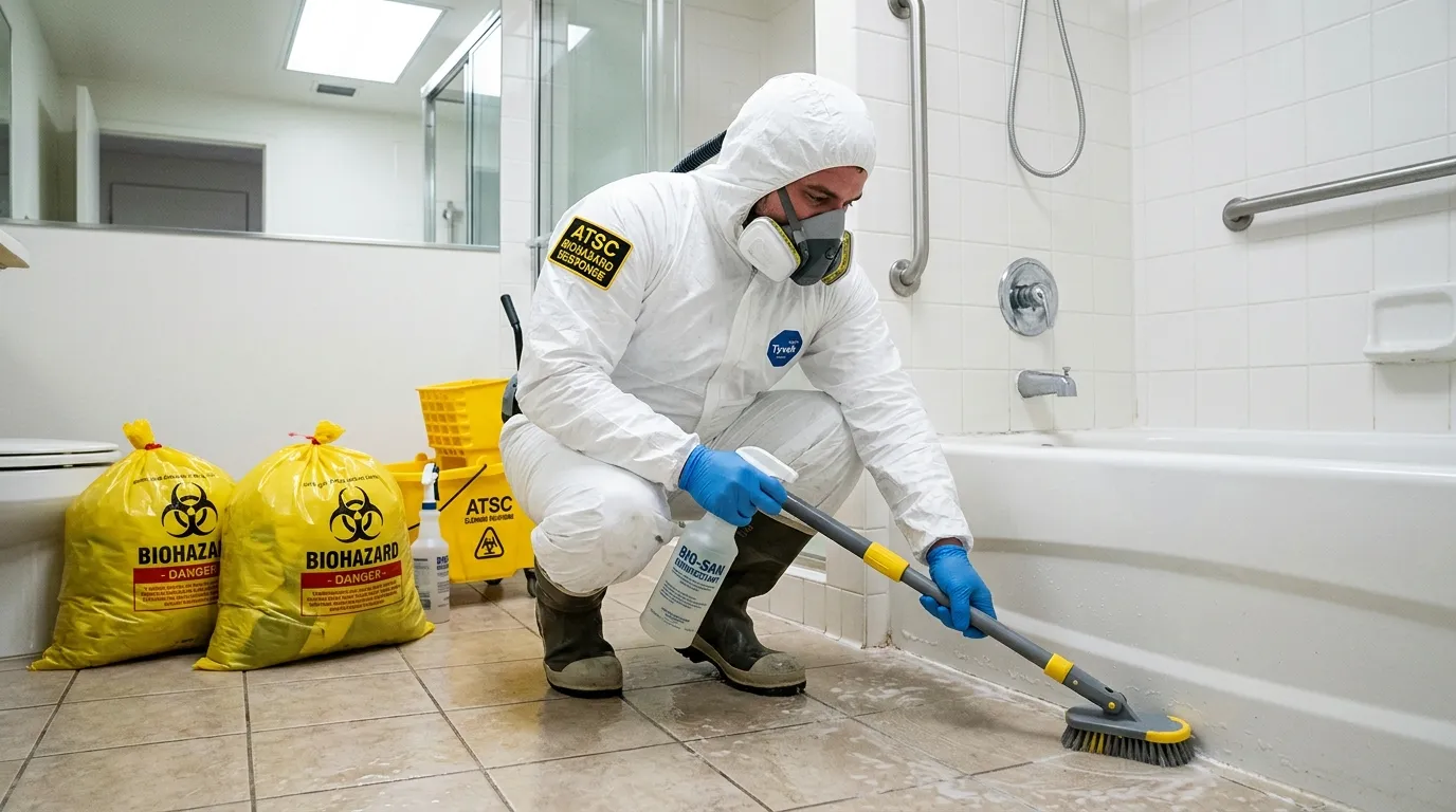 Decontamination equipment deployed for Blood Cleanup in Grafton